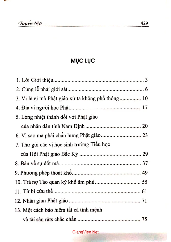Trang bìa chính thức sách Tuyển tập thiền sư Thích Trí Hải