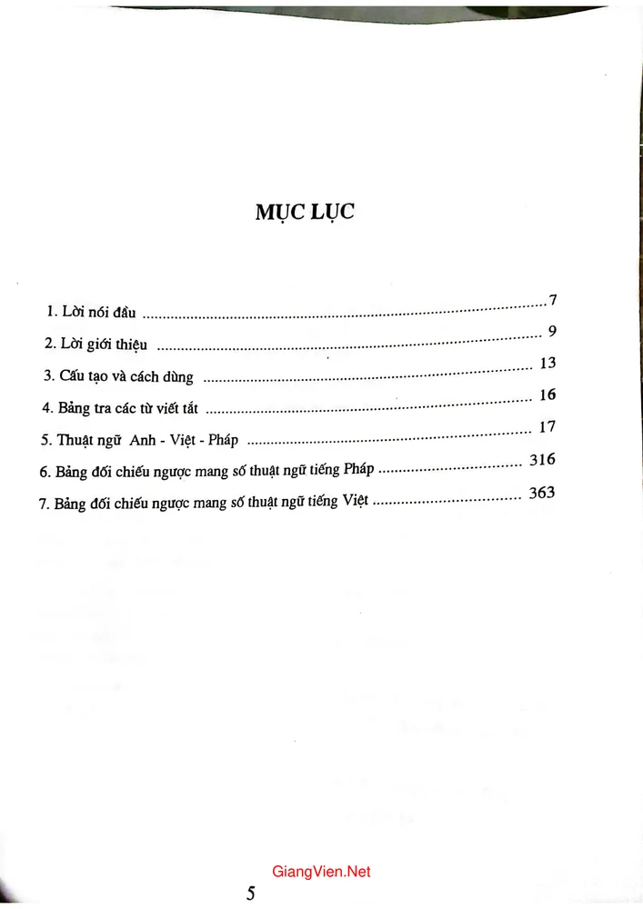Trang 1 - Ảnh minh họa nội dung sách Thuật ngữ tôn giáo