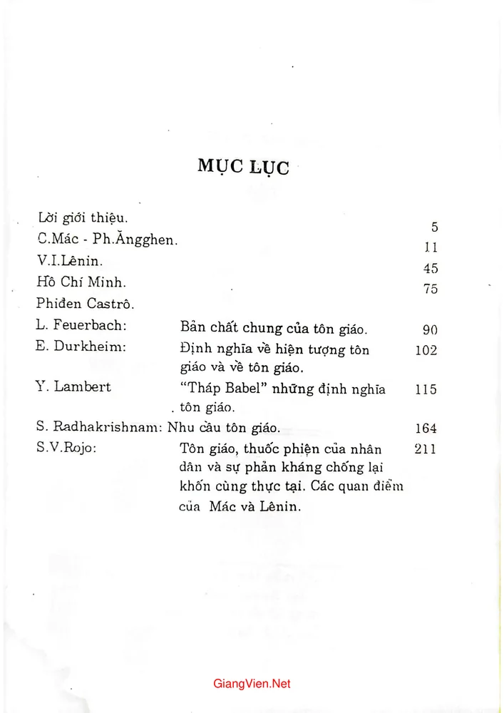 Trang 1 - Ảnh minh họa nội dung sách Về tôn giáo tập I