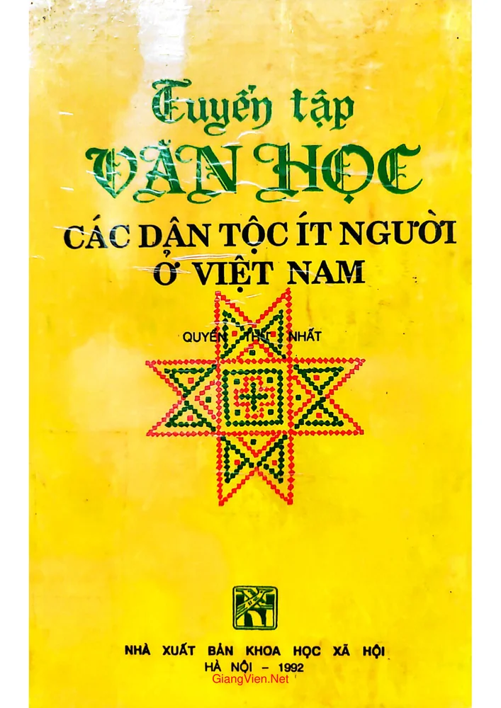 Ảnh bìa của Tuyển tập văn học các dân tộc ít người ở Việt Nam