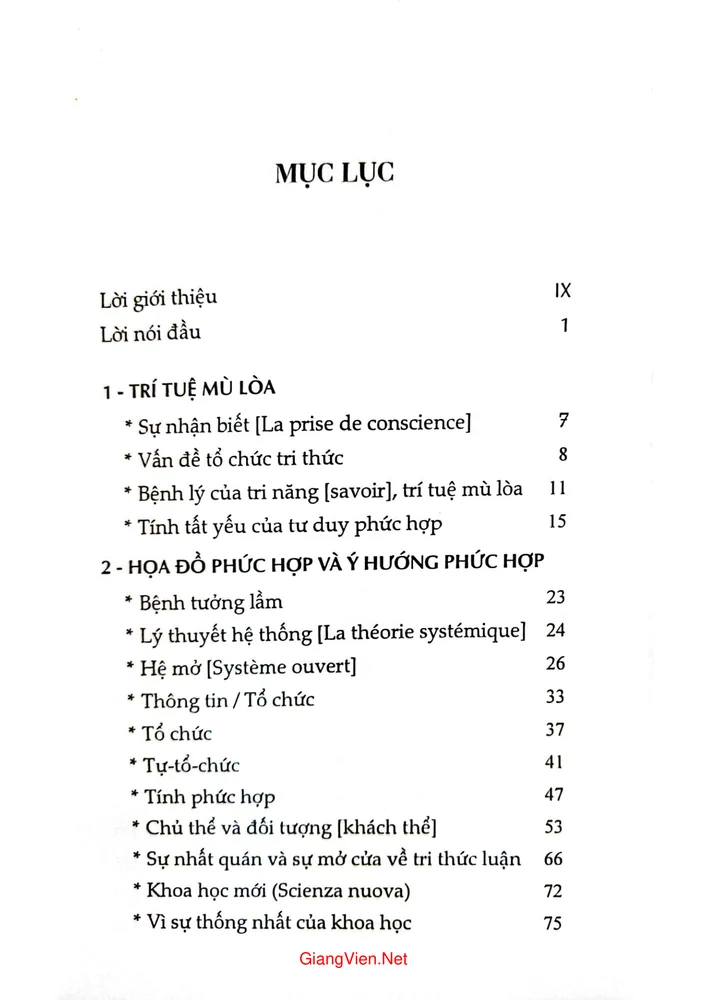 Trang bìa chính thức sách Nhập môn tư duy phức hợp