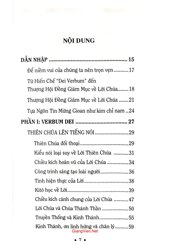 Trang bìa chính thức sách Tông huấn hậu thượng Hội đồng giám mục của Đức giáo hoàng Benedicto XVI