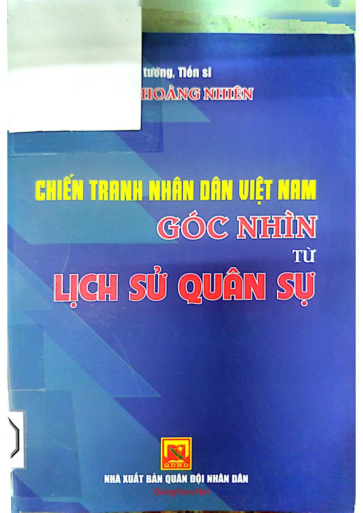 Ảnh bìa của Chiến tranh nhân dân Việt Nam góc nhìn từ lịch sử quân sự