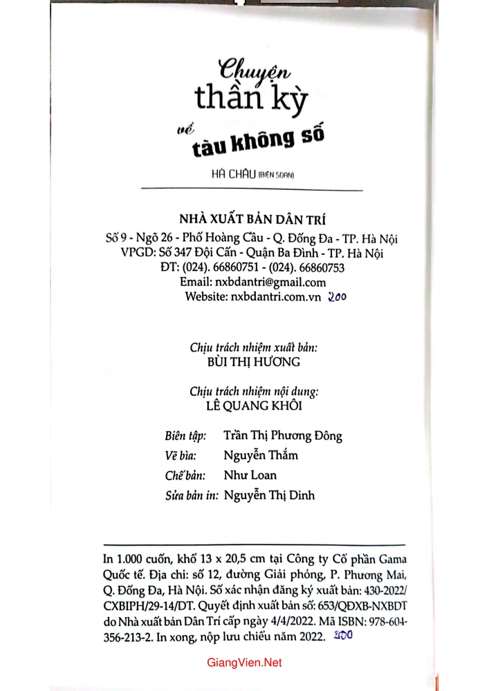 Mục lục chi tiết trang 6 sách Chuyện thần kỳ về tàu không số