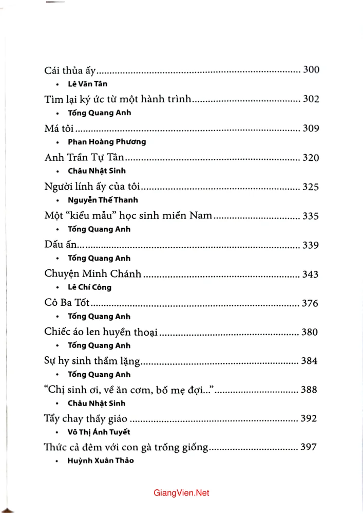 Trang 5 - Ảnh minh họa nội dung sách Ký ức không phai Tư liệu lịch sử và câu chuyện của cán bộ học sinh miền Nam trên đất Bắc
