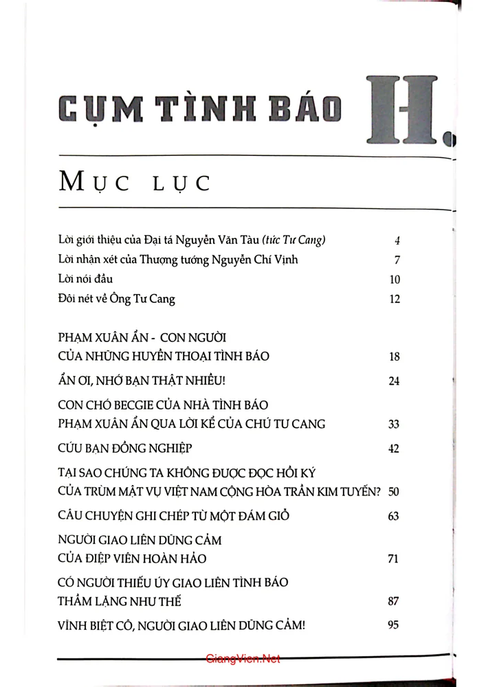 Trang bìa chính thức sách Kể chuyện cụm tình báo H63 anh hùng