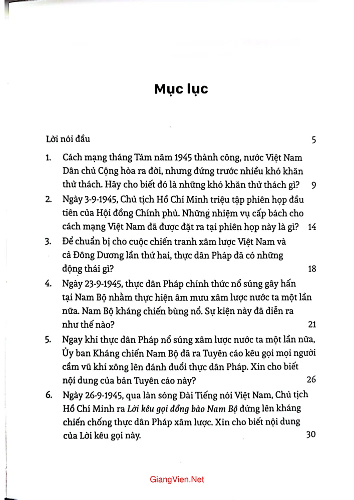 Trang bìa chính thức sách Lịch sử Việt Nam Cuộc kháng chiến chống Pháp lần thứ hai 1945 đến 1954
