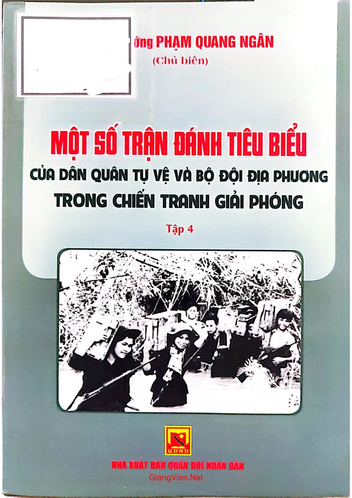 Ảnh bìa của Một số trận đánh tiêu biểu của dân quân tự vệ và bộ đội địa phương trong chiến tranh giải phóng
