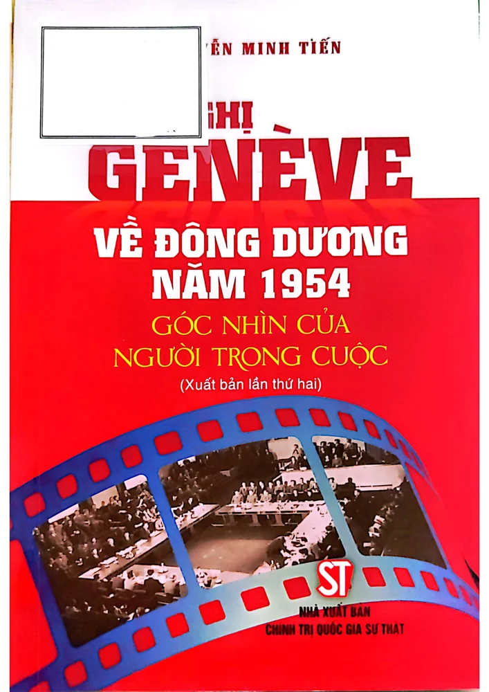 Ảnh bìa của Hội nghị Geneve về Đông Dương năm 1954 góc nhìn của người trong cuộc