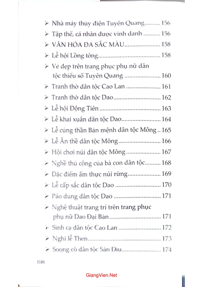 Mục lục chi tiết trang 11 sách 700 năm Danh xưng Tuyên Quang
