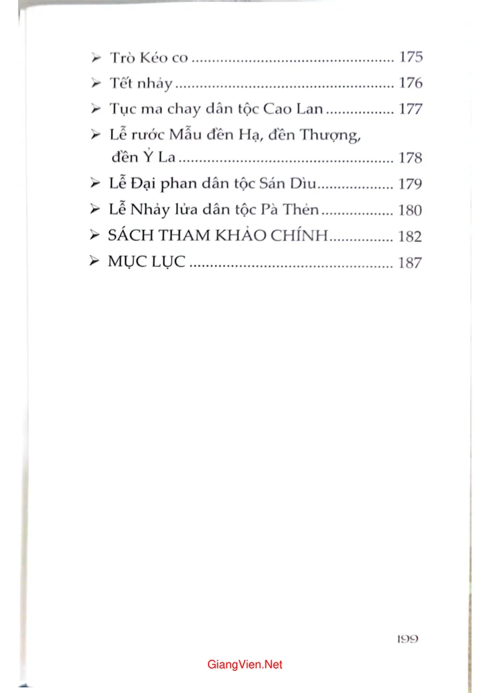 Mục lục chi tiết trang 12 sách 700 năm Danh xưng Tuyên Quang