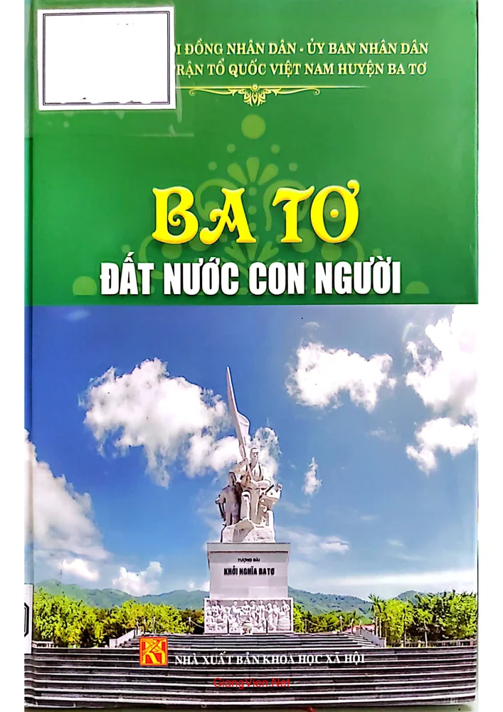 Ảnh bìa của Ba Tơ đất nước con người