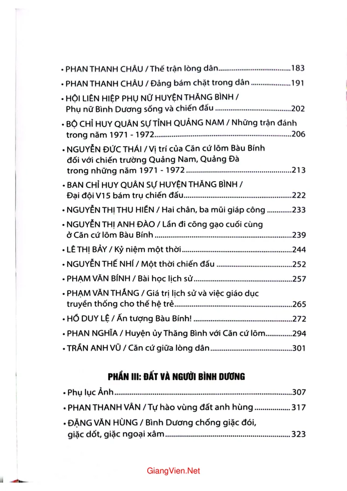 Trang 2 - Ảnh minh họa nội dung sách Bình Dương vùng đất anh hùng