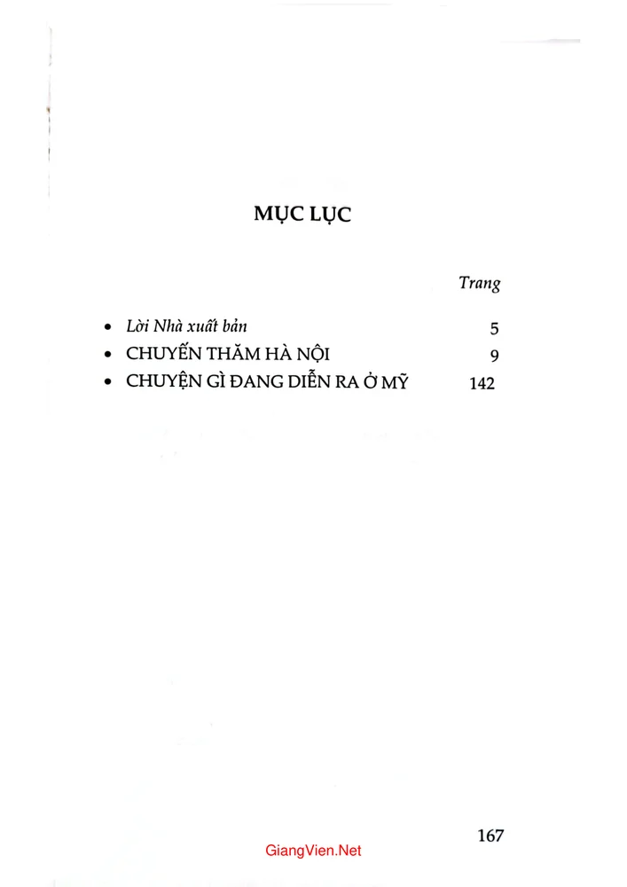 Trang bìa chính thức sách Chuyến thăm Hà Nội