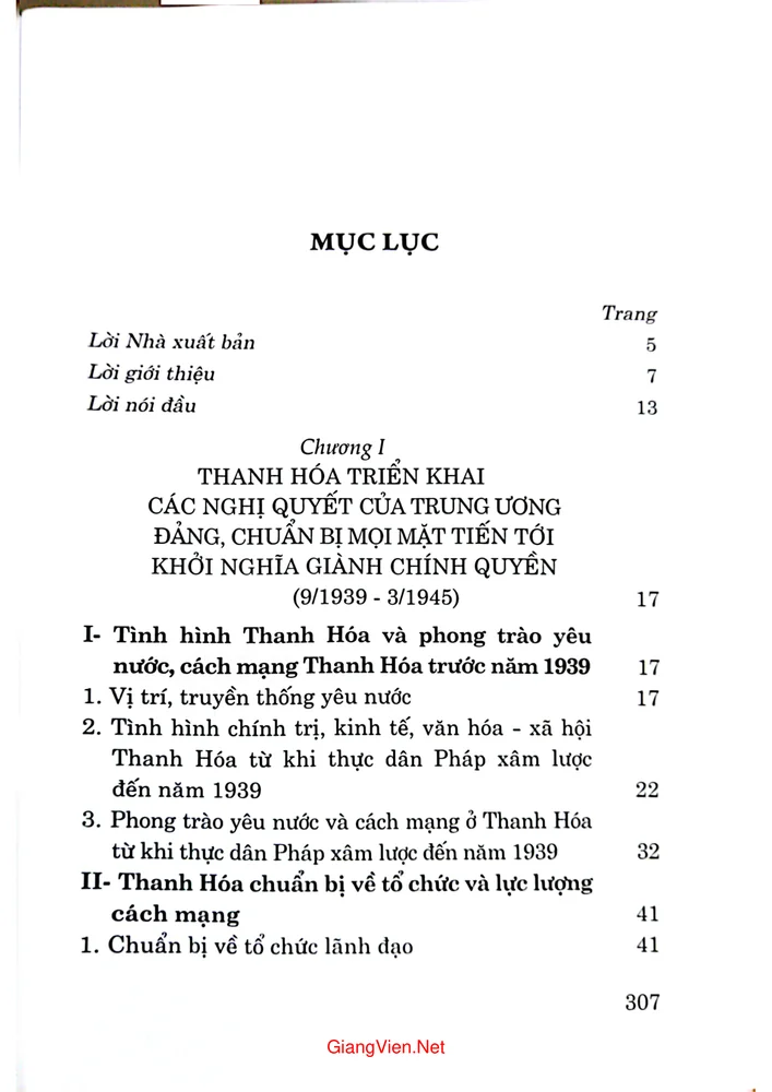 Trang bìa chính thức sách Cách mạng tháng tám năm 1945 ở Thanh Hóa