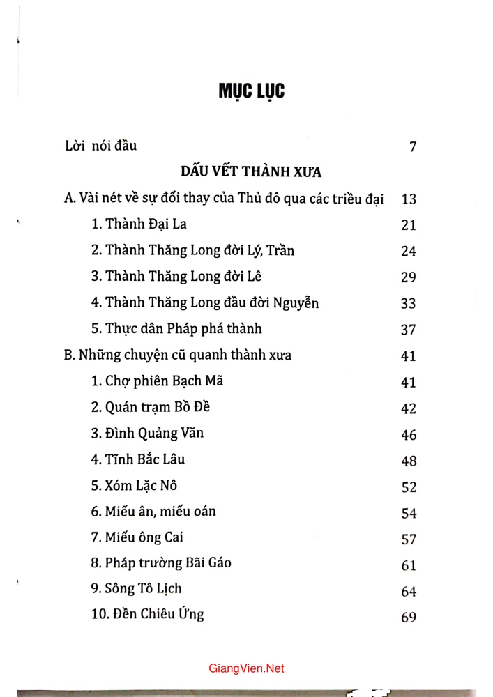 Trang bìa chính thức sách Cổ tích và thắng cảnh Hà Nội