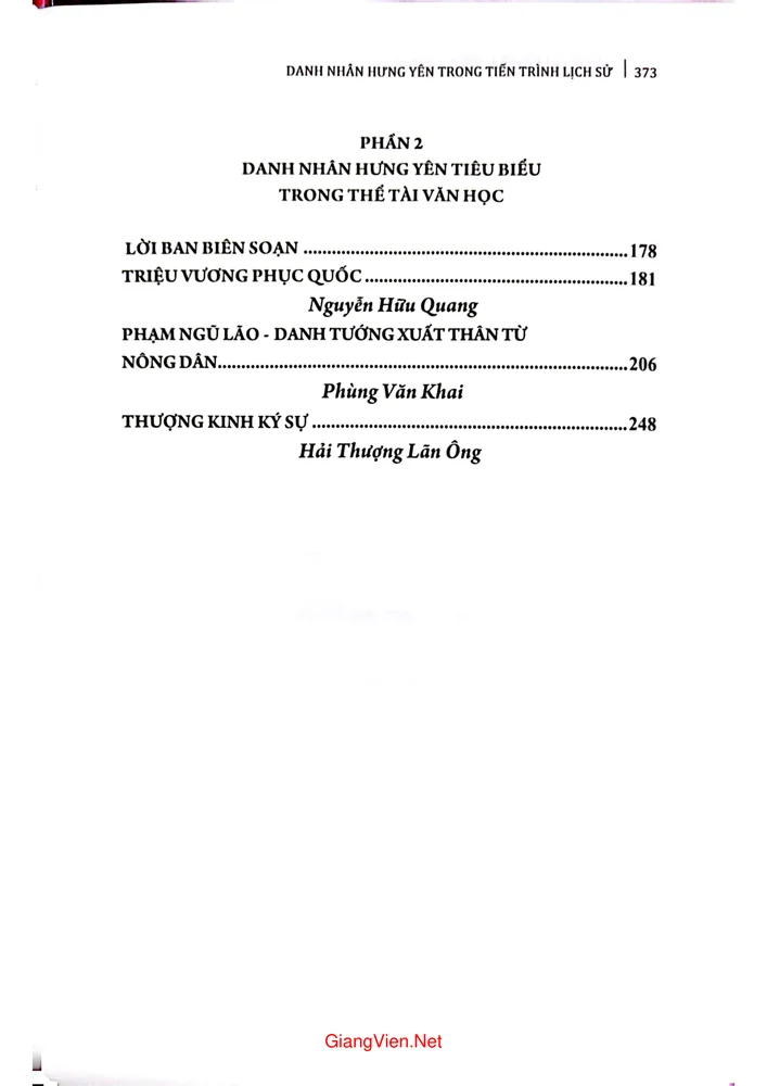Trang 3 - Ảnh minh họa nội dung sách Danh nhân Hưng Yên