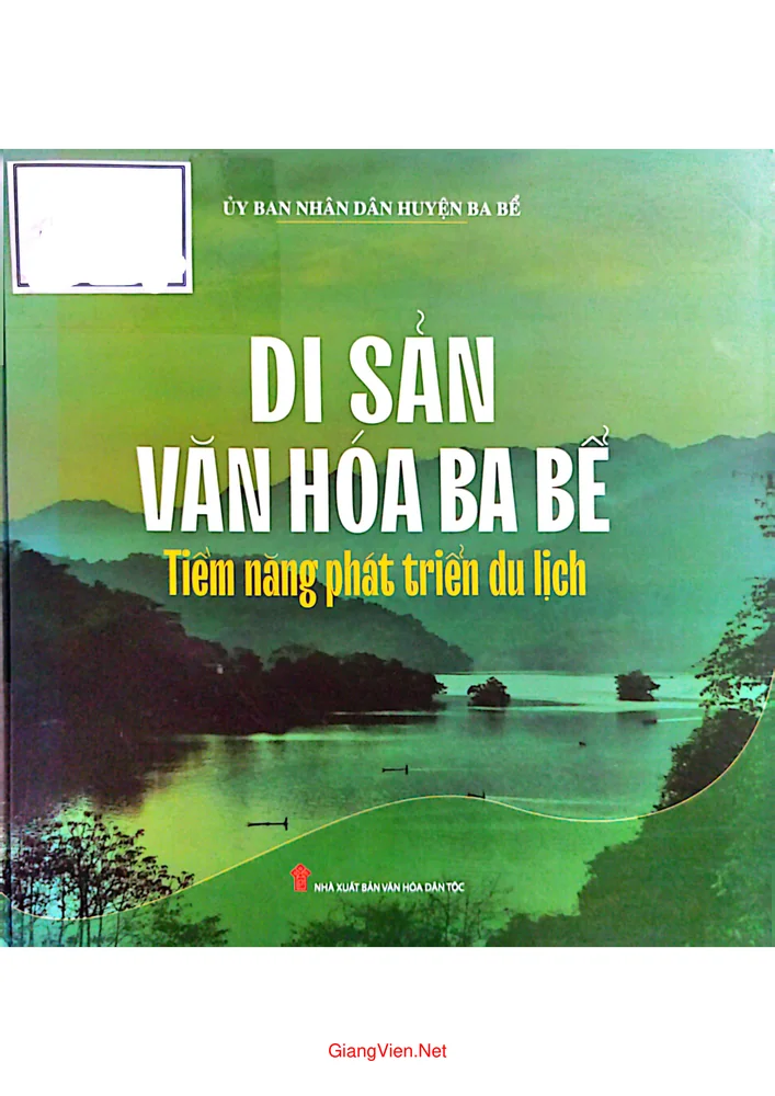 Ảnh bìa của Di sản văn hóa Ba Bể - Tiềm năng phát triển du lịch