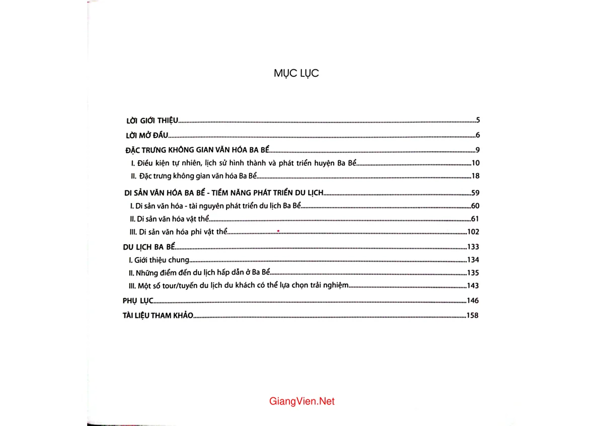 Trang 1 - Ảnh minh họa nội dung sách Di sản văn hóa Ba Bể - Tiềm năng phát triển du lịch