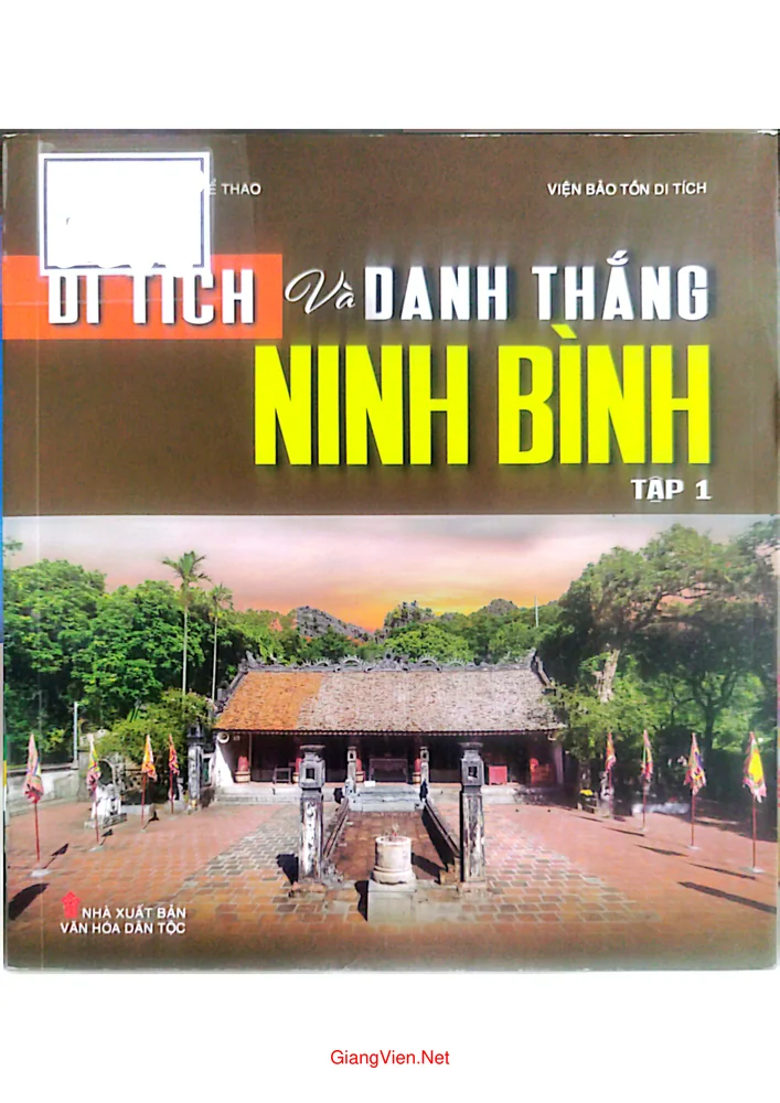 Ảnh bìa của Di tích và Danh thắng Ninh Bình - tập 1