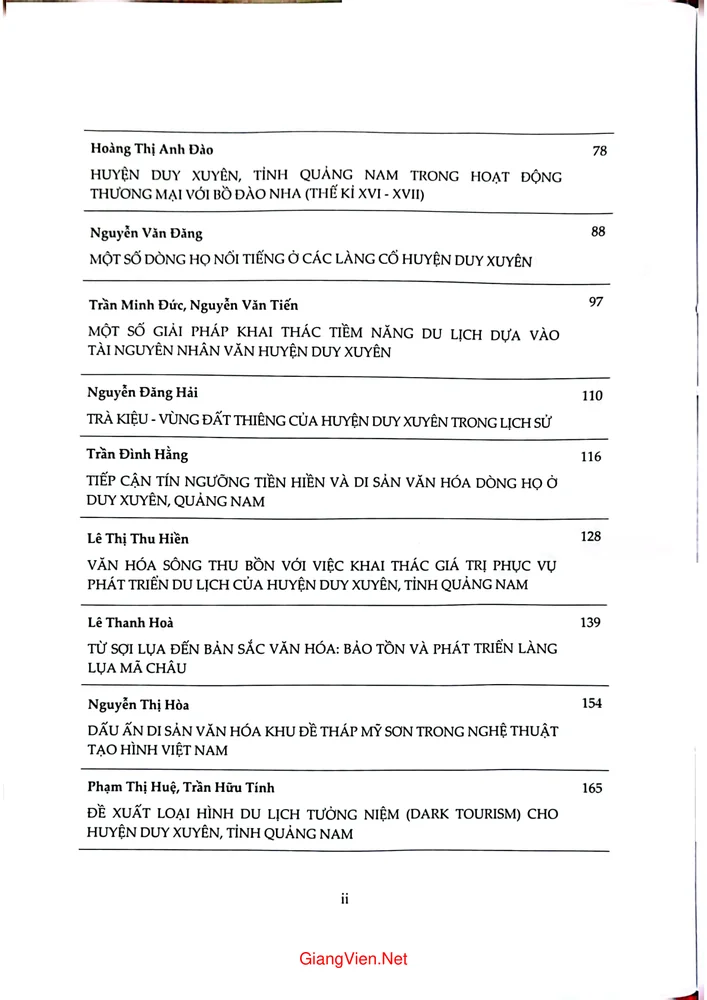 Trang 2 - Ảnh minh họa nội dung sách Duy Xuyên trong tiến trình lịch sử dân tộc - Hội thảo khoa học quốc gia Kỷ niệm 420 năm danh xưng Duy Xuyên (1604-2024)
