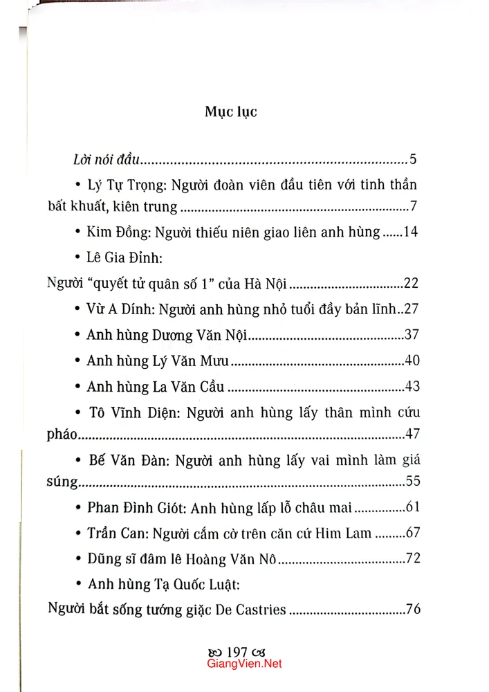 Trang bìa chính thức sách Những anh hùng trẻ tuổi trong lịch sử Việt Nam