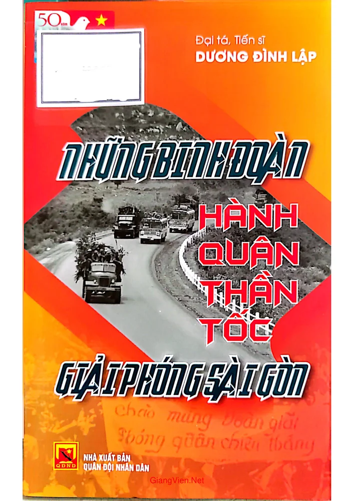 Ảnh bìa của Những binh đoàn hành quân thần tốc giải phóng Sài Gòn