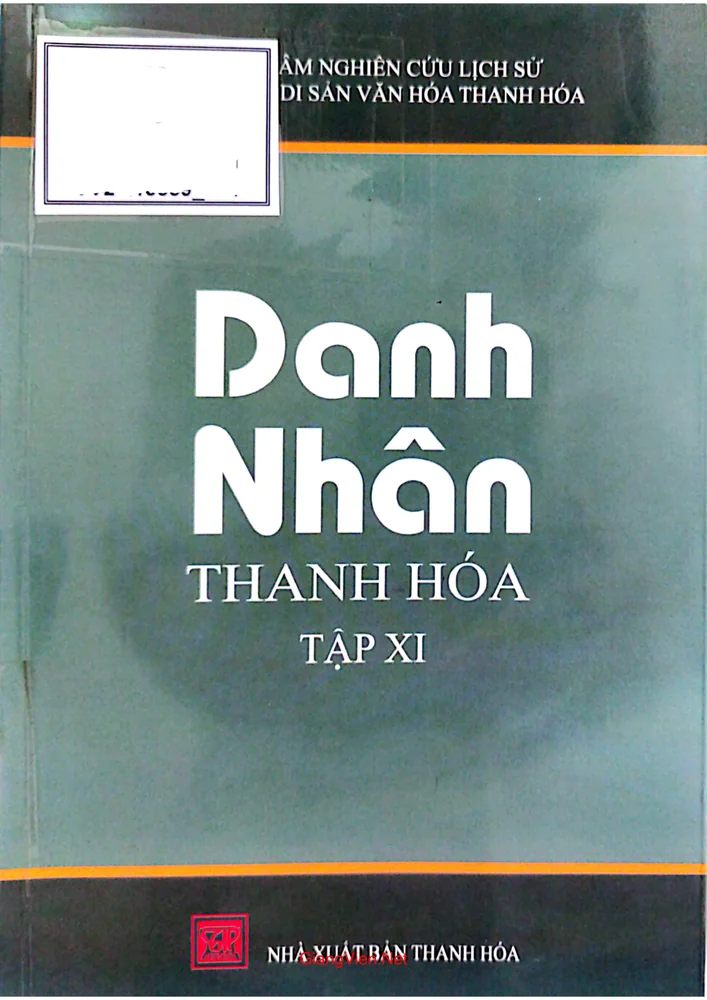 Ảnh bìa của Danh nhân Thanh Hóa