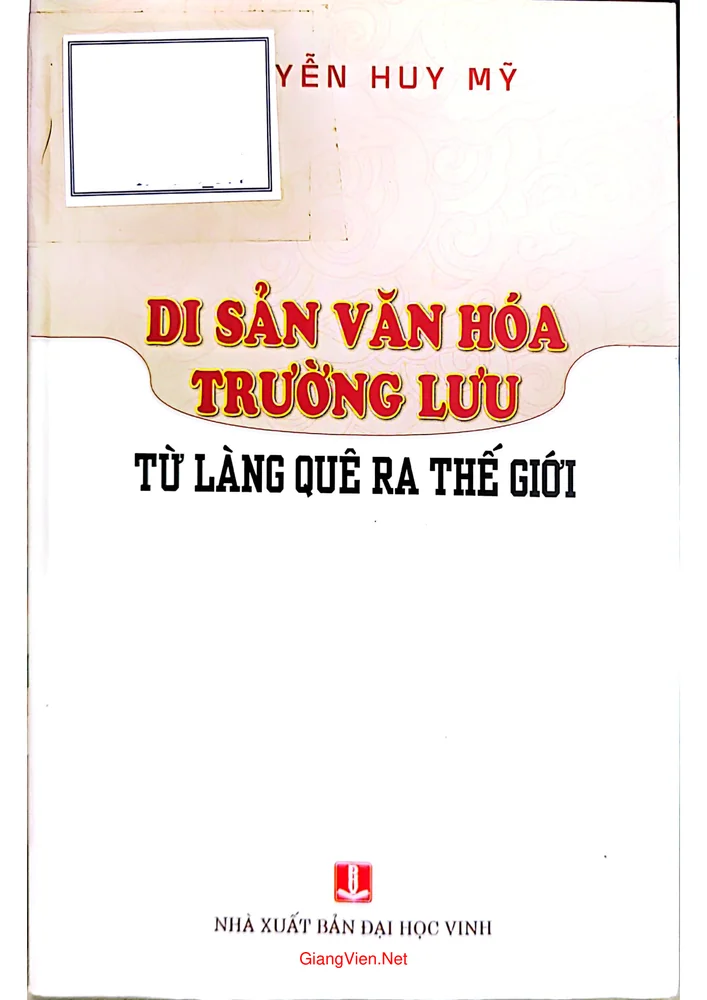 Ảnh bìa của Di sản văn hóa Trường Lưu - Từ làng quê ra thế giới
