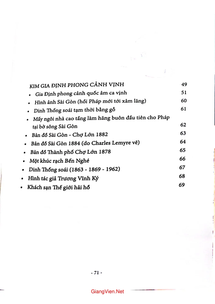 Trang 2 - Ảnh minh họa nội dung sách Gia Định phong cảnh vịnh
