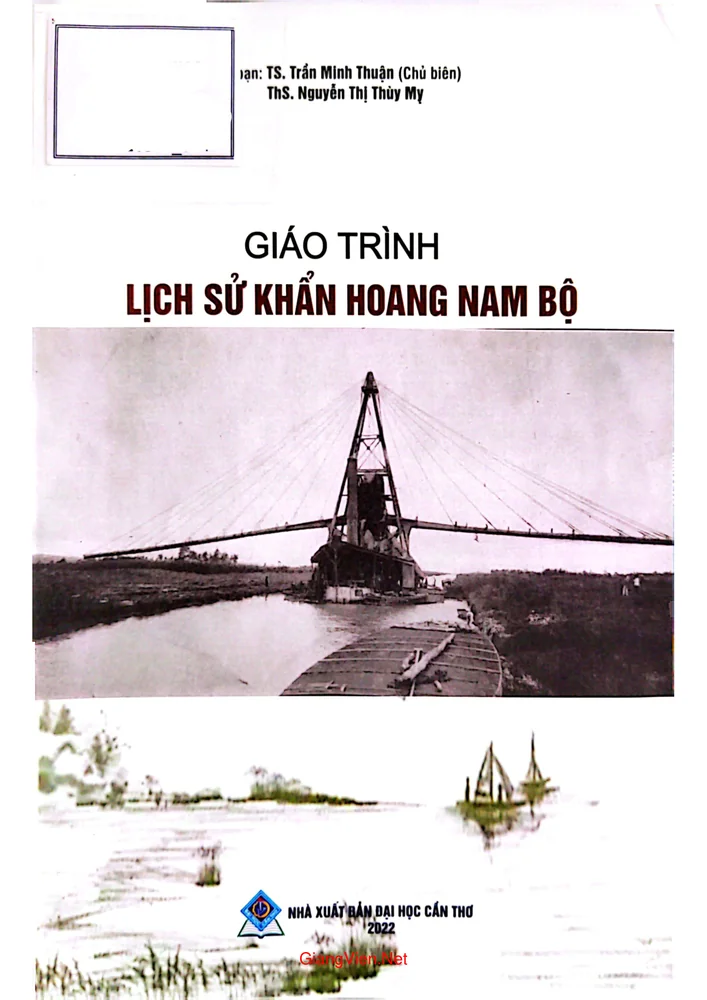 Ảnh bìa của Giáo trình Lịch sử khẩn hoang Nam Bộ