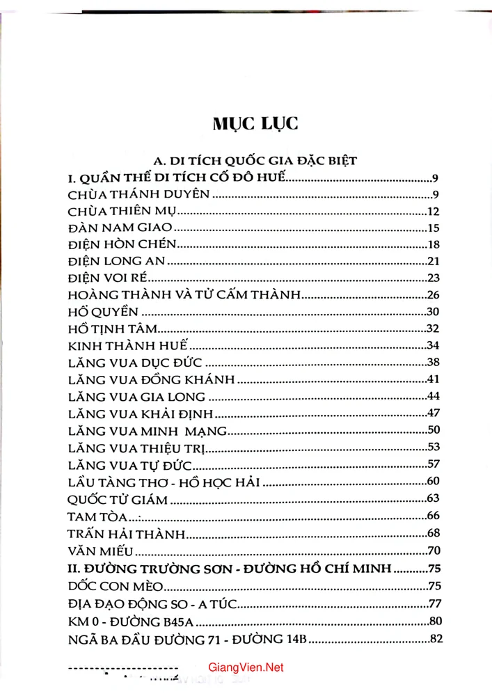 Trang bìa chính thức sách Huế di tích và danh thắng