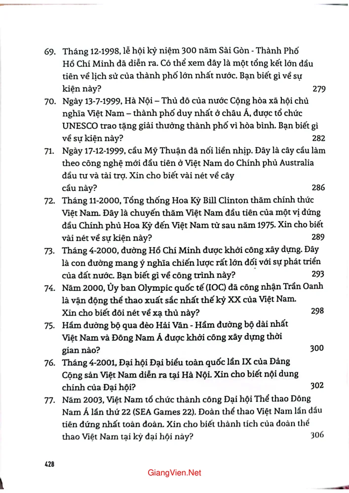 Mục lục chi tiết trang 8 sách Hỏi đáp Lịch sử Việt Nam - Việt Nam, hành trình xây dựng và phát triển ( Từ 1975 đến nay)