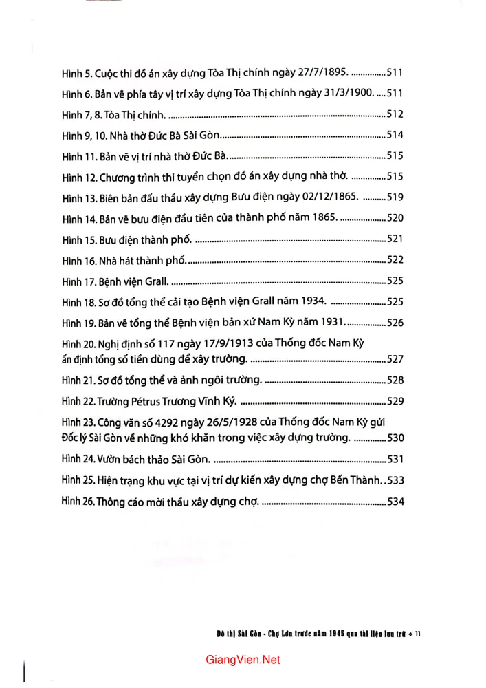 Trang 7 - Ảnh minh họa nội dung sách Đô thị Sài Gòn Chợ Lớn trước năm 1945 qua tài liệu lưu trữ