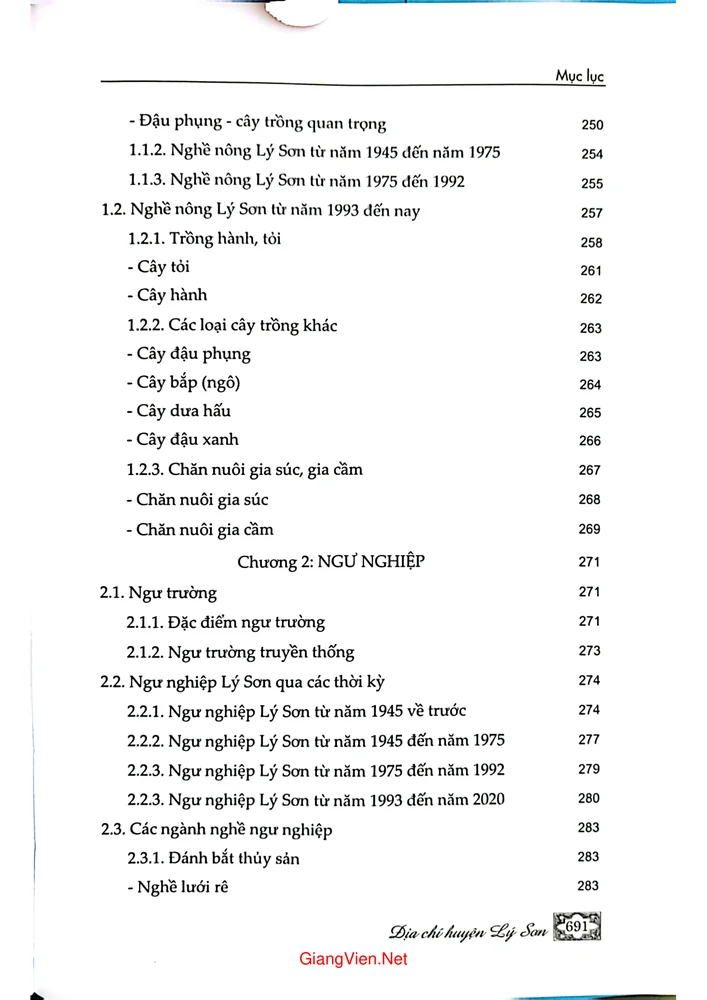 Trang 7 - Ảnh minh họa nội dung sách Địa chí huyện Lý Sơn