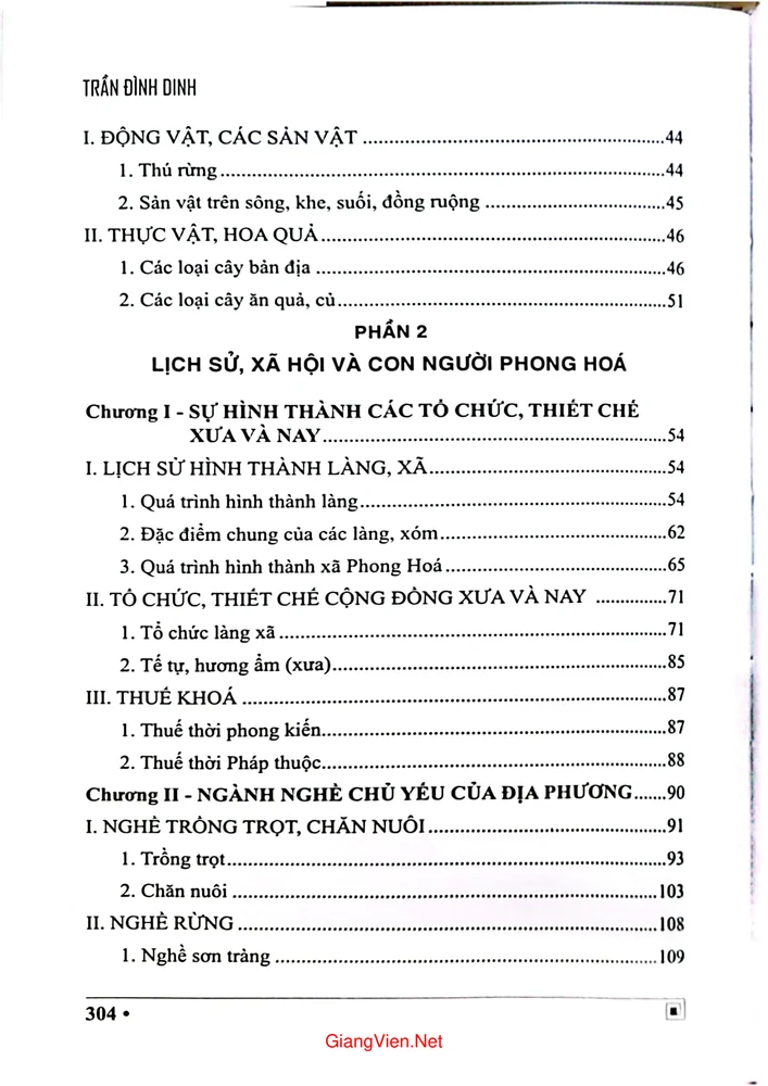 Trang 2 - Ảnh minh họa nội dung sách Địa chí Phong Hóa