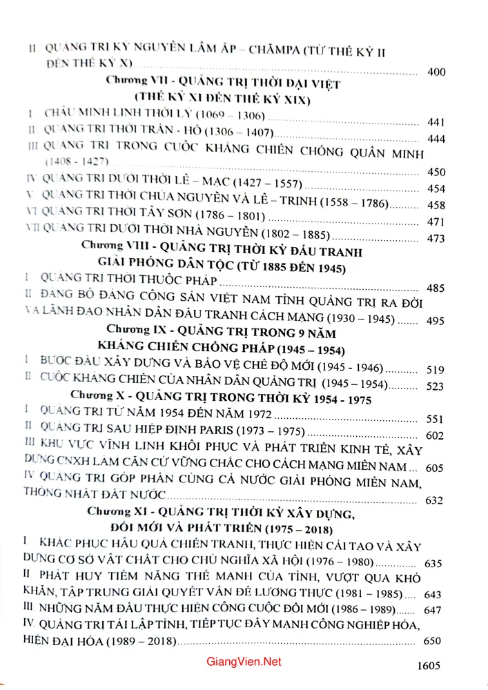 Trang 2 - Ảnh minh họa nội dung sách Địa chí Quảng Trị