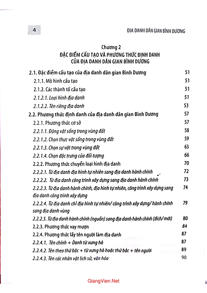 Trang 2 - Ảnh minh họa nội dung sách Địa danh dân gian Bình Dương