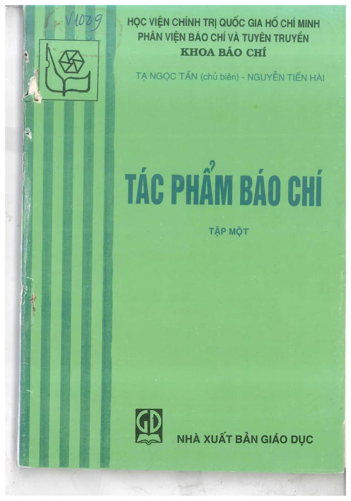 Ảnh bìa của Tác phẩm báo chí (tập 1)