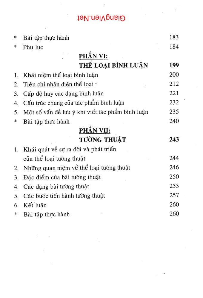 Trang 3 - Ảnh minh họa nội dung sách Thể loại báo chí