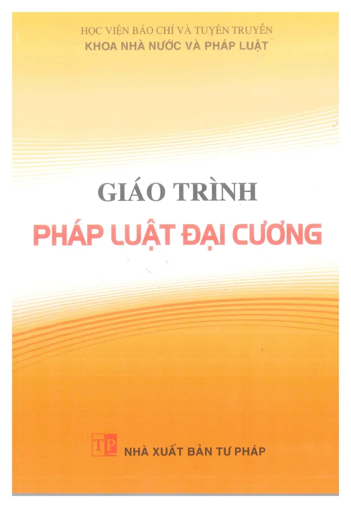 Ảnh bìa của Giáo trình pháp luật đại cương (Học Viện Báo chí và Tuyên truyền)