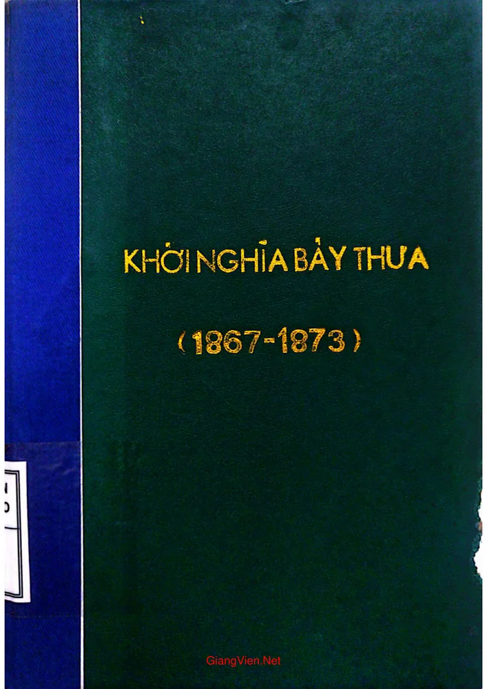 Ảnh bìa của Khởi nghĩa Bảy Thưa