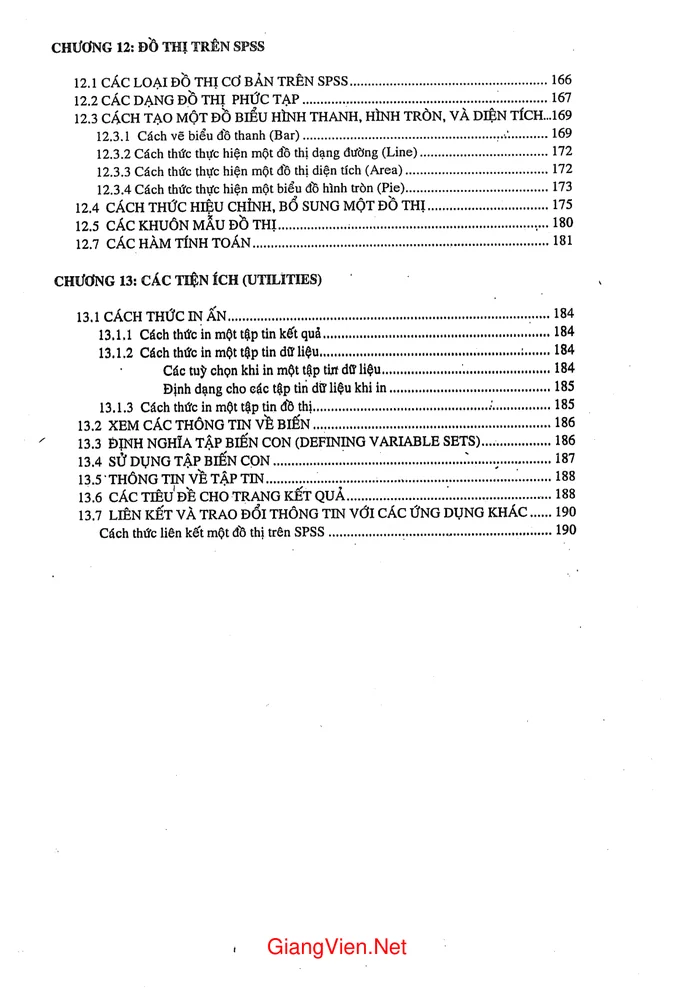 Trang 7 - Ảnh minh họa nội dung sách Ứng dụng SPSS để xử lý và phân tích dữ kiện nghiên cứu (Marketing, Quản trị, Kinh tế, Y học, Tâm lý, XH)
