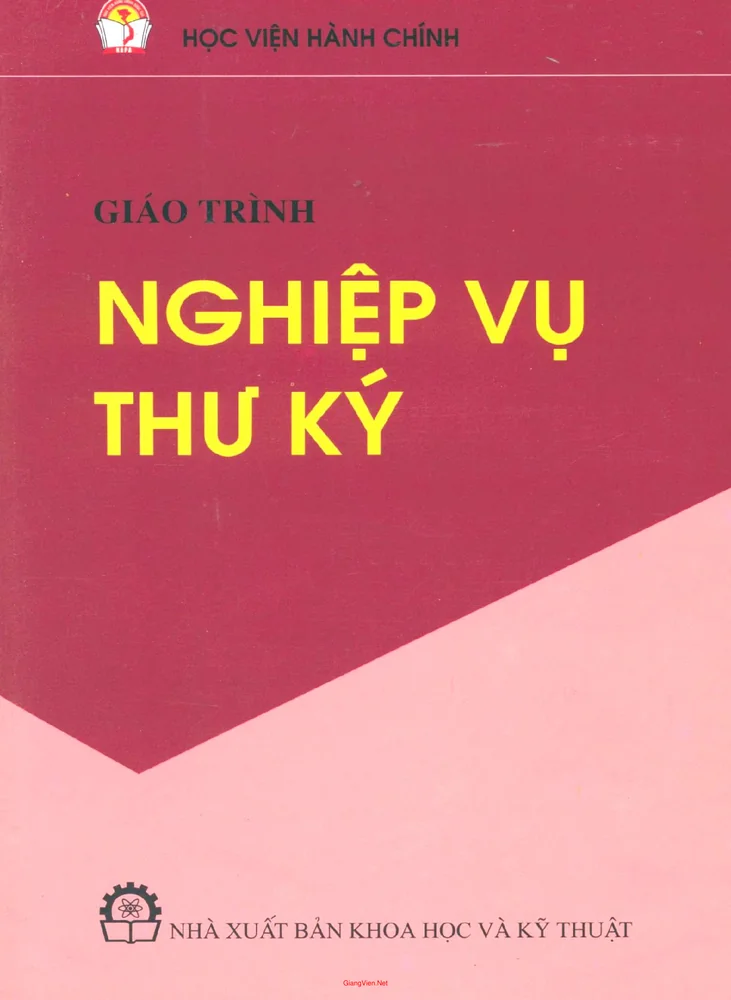 Ảnh bìa của Giáo trình Nghiệp vụ thư ký