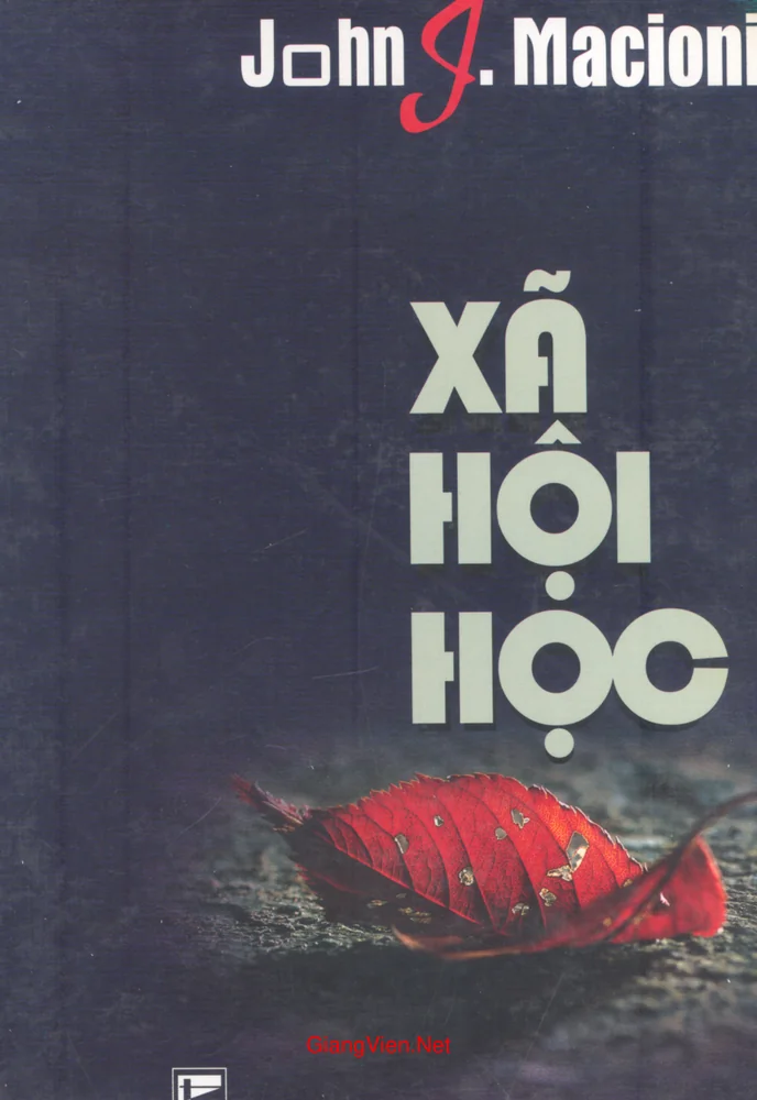Ảnh bìa của Xã hội học (tác giả John j Macioni)
