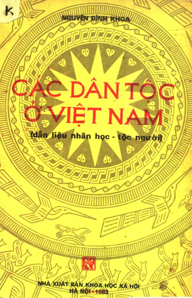 Ảnh bìa của Các dân tộc ở Việt Nam (dẫn liệu nhân học - tộc người)