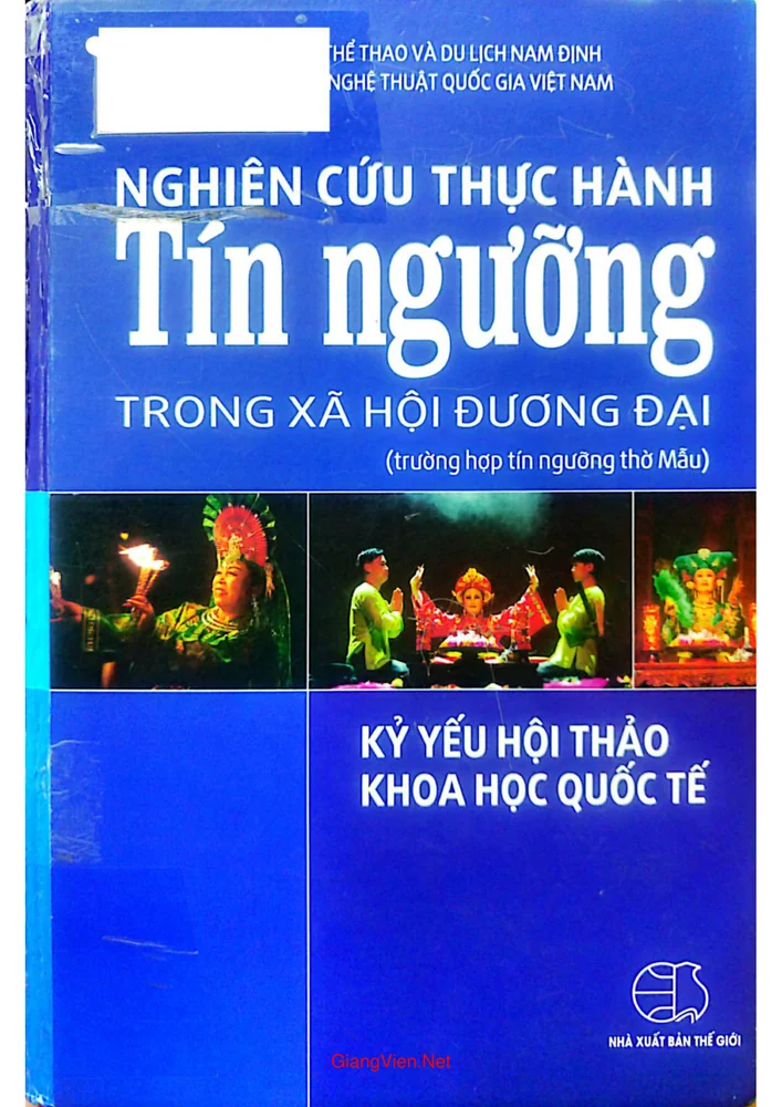 Ảnh bìa của Nghiên cứu thực hành tín ngưỡng trong xã hội đương đại trường hợp tín ngưỡng thờ mẫu