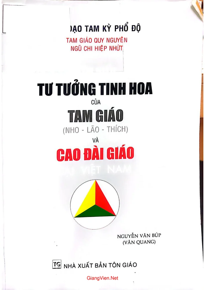Ảnh bìa của Tư tưởng tinh hoa của tam giáo