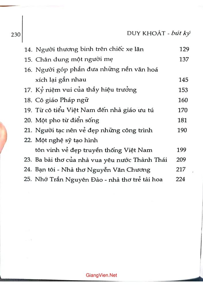 Mục lục chi tiết trang 1 sách Phiên chợ tết quê
