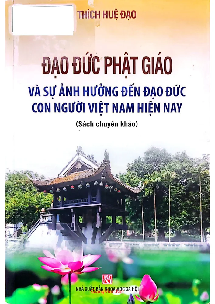 Ảnh bìa của Đạo đức phật giáo và ảnh hưởng đến đạo đức con người Việt Nam hiện nay